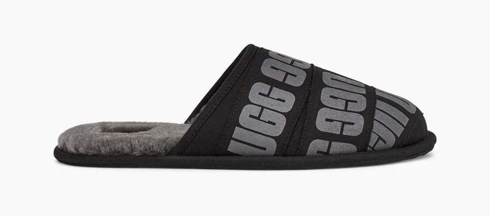 Ugg Slippers Canada - Ugg Men's Scuff Graphic Band Black